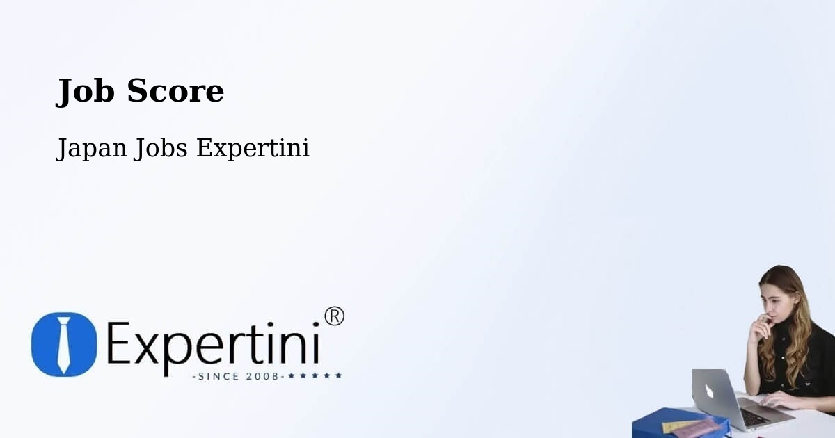 Job Score & Job Description Score Tool – Gobō - Japan Jobs Expertini