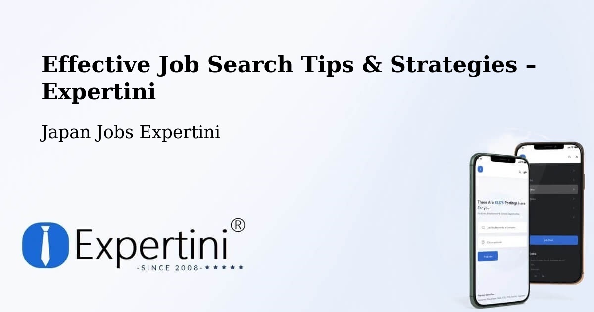 Job Search Tips & Strategies for Job Seekers – Gobō - Gobō, Japan Jobs Expertini