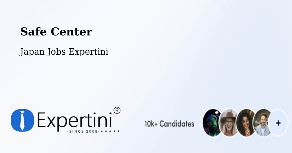Safety Center – Gobō - Japan Jobs Expertini